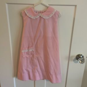 Pink seersucker dress size 6